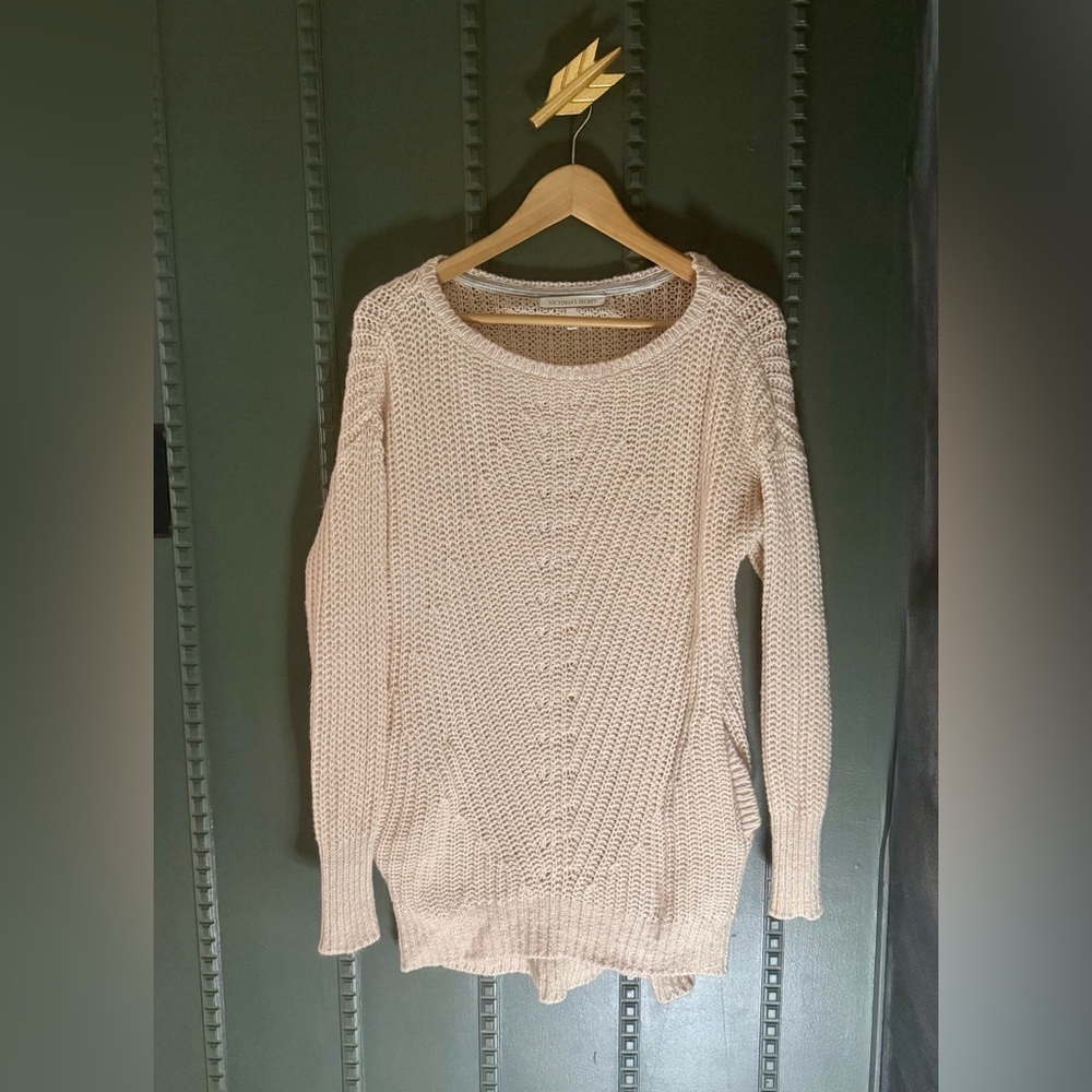 Victoria's Secret Pale Pink Crew Neck Sweater